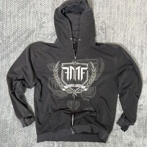 So Cal FMF Vintage Y2K Mens Large Hoodie Sweatshirt BMX Surf Grunge Thrashed